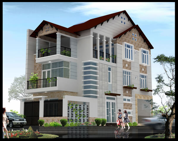 Xu hướng thiết kế biệt thự mái thái năm 2018 phần 2