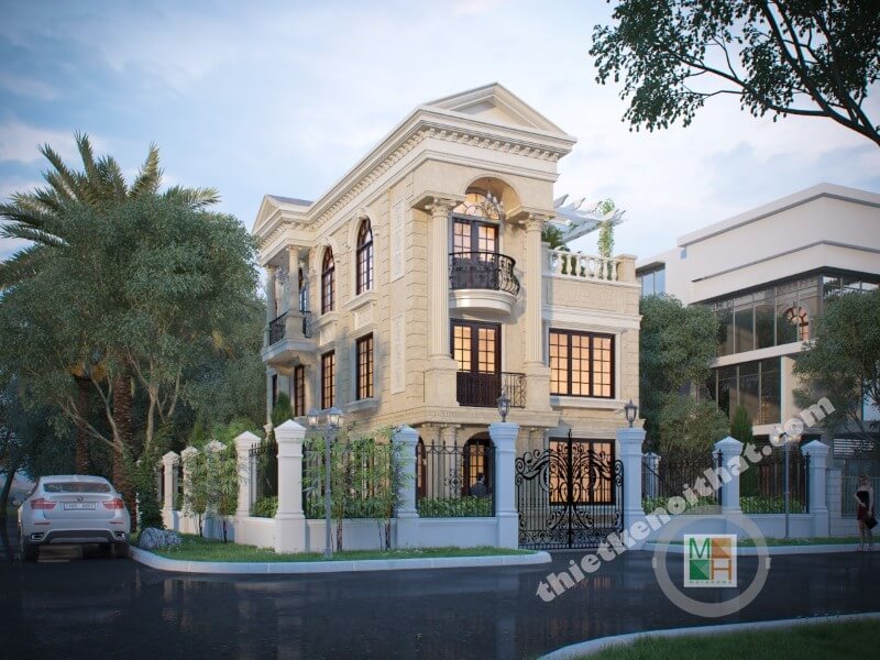 thiết kế biệt thự tân cổ điển